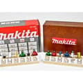 Miniatyrbild 3 av 3: Makita 1/4" Router Bit Set Multicolor (12 delar) - A-91051