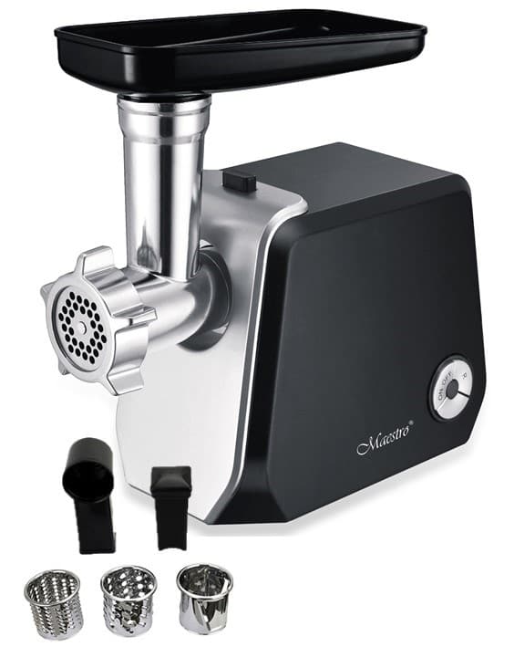 Feel-Maestro MR850 hakkemaskine 1500 W Sort, Rustfrit stål
