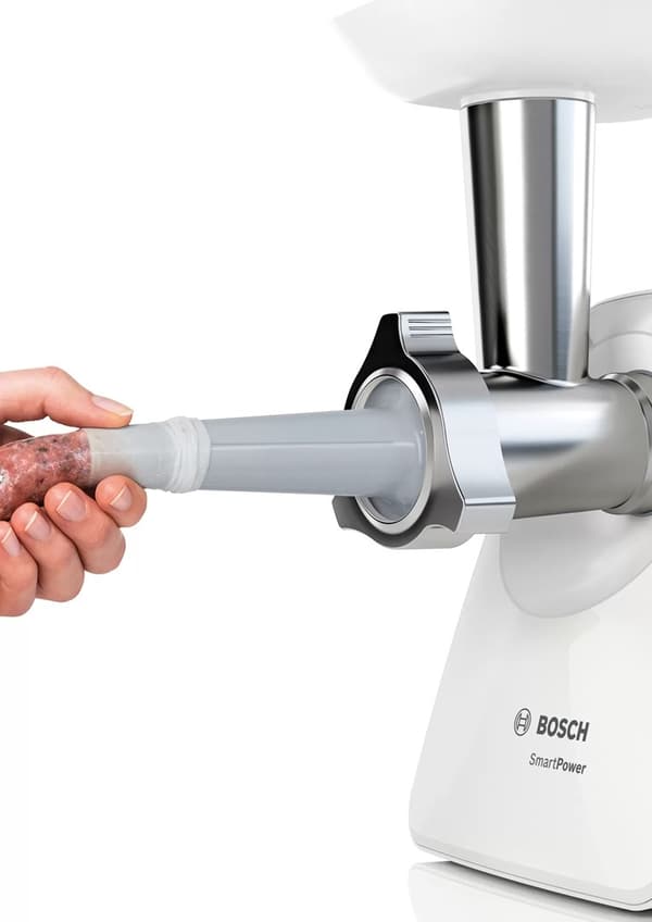 Bosch MFW2520W färs 1500 W Rostfritt stål, Vit