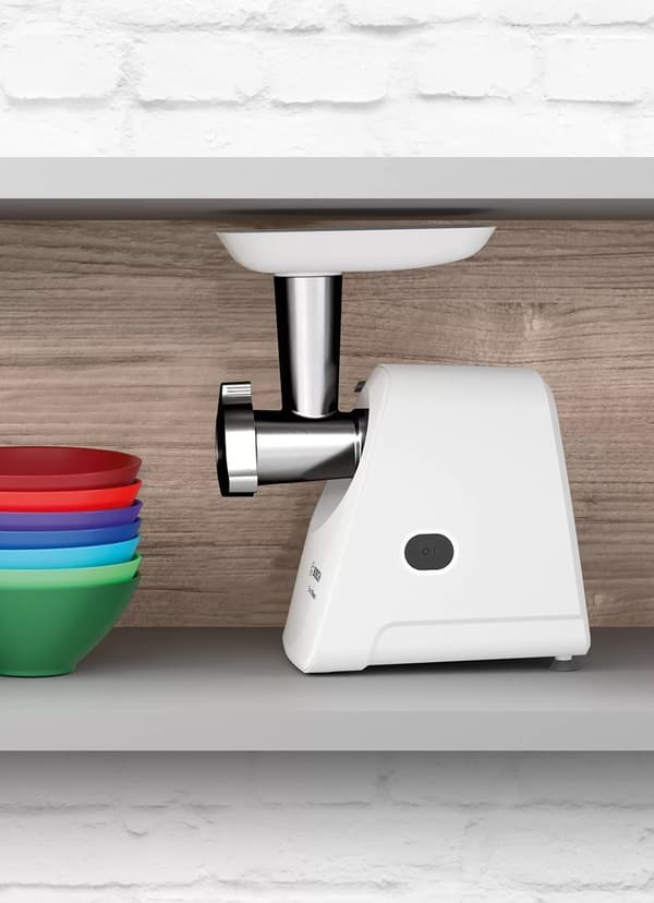 Bosch MFW2520W färs 1500 W Rostfritt stål, Vit