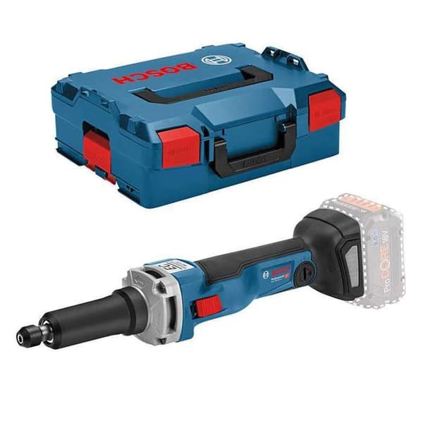 18 V rak slipmaskin (utan batteri eller laddare) i L-boxx - BOSCH - GGS 18V-23 LC Professional