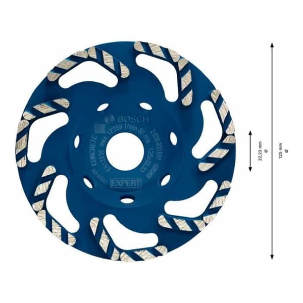 Diamantskiva - BOSCH EXPERT - 2608900651 - 125 mm - Sladd - Professionell