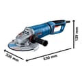 Miniatyrbild 3 av 4: Vinkelslip - BOSCH PROFESSIONAL - GWS 27-230 PR - 230 mm - 2700 W - 230 V