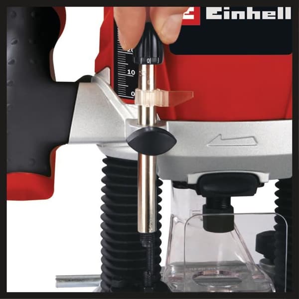 Einhell Fräse TE-RO 1255 (1200 W, Kabellängd: 3 m, SoftGrip-beläggning, Levereras med tillbehör)