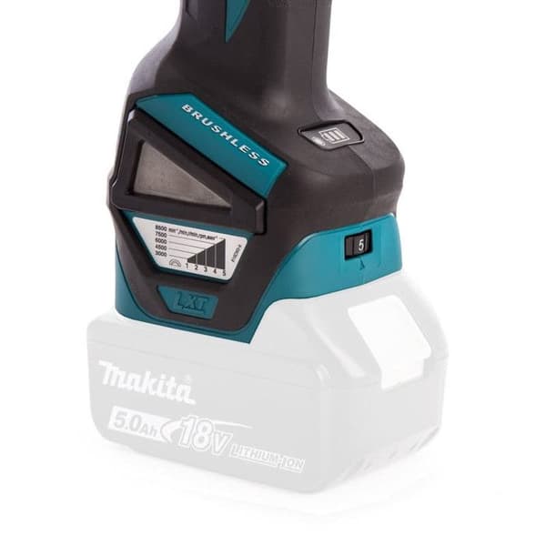 MAKITA 18V 125mm borstlös kvarn - utan batteri eller laddare DGA513Z