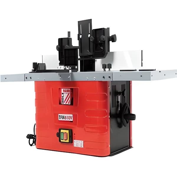 Stationär överfräs - 1 500 W 230 V - Trä - Mjukstart - Bearbetningsdjup 40 mm