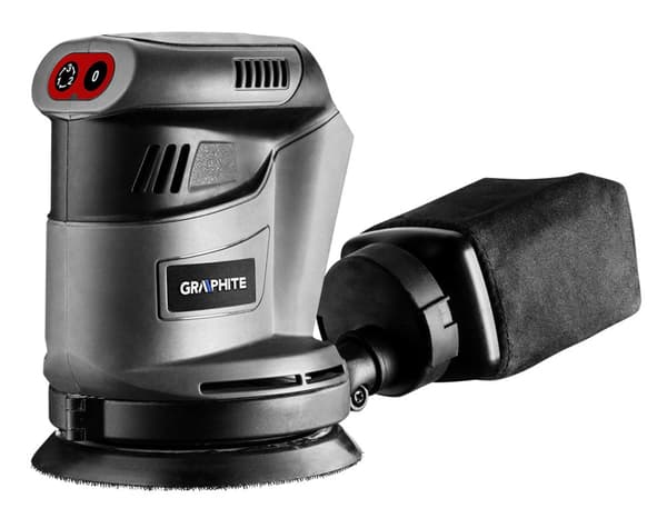 Random orbit sander Energy+ 18V, Li-Ion, 125mm base, uden batteri