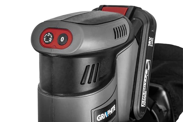 Random orbit sander Energy+ 18V, Li-Ion, 125mm base, uden batteri