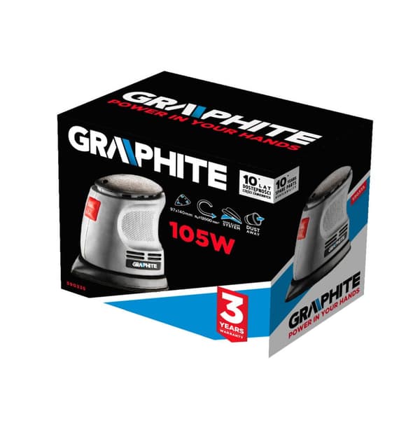 Delta orbitalsliber 105W, 140 x 140 x 97 mm bund