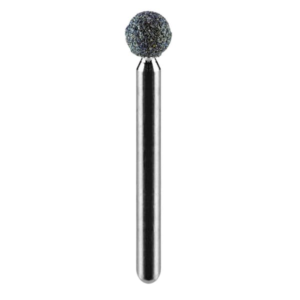 Slibestenskugle 6 mm, skaft 3,2 mm, 3 stk.