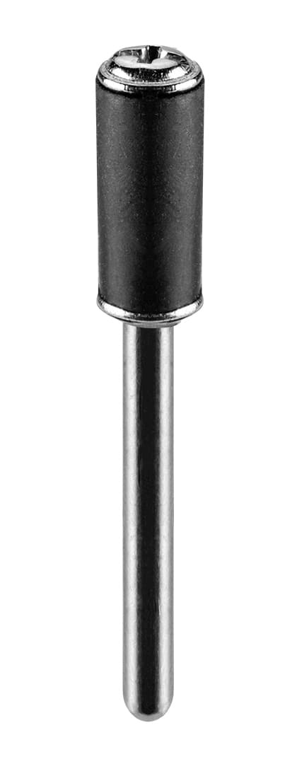Slibebånd 6,3 mm, K60, K120, sæt 10 stk + 3,2 mm skaft