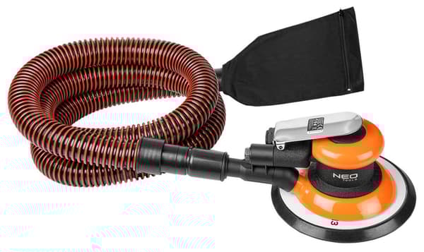 150 mm pneumatisk orbitalsliber, vakuum støvudsugning