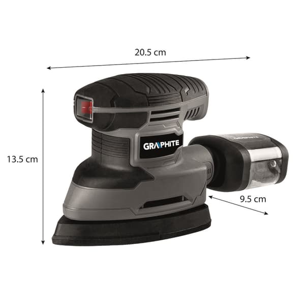 Delta orbitalsliber 180W, 140 x 140 x 80 mm bund