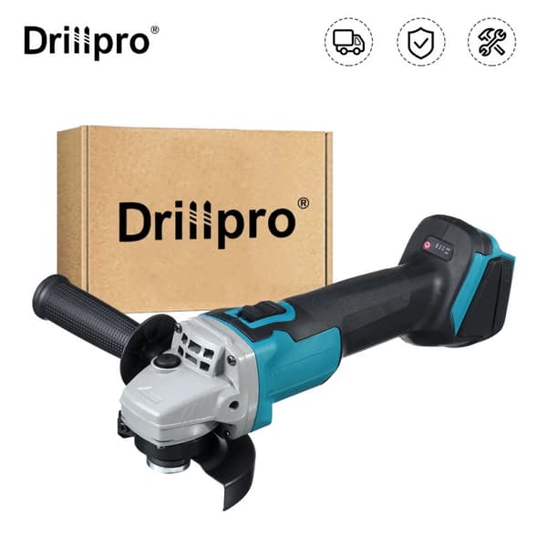 Børsteløs Vinkelsliber, 18V 800W Effekt, 10.000 RPM Hastighed,Ingen batteri 125mm