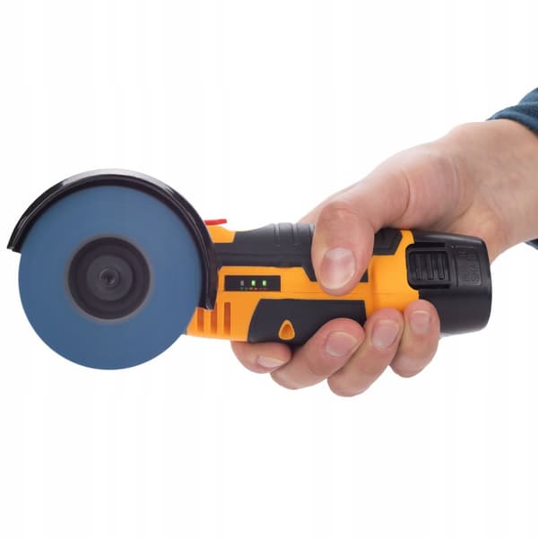 Rosfix Mini-sliber Rosfix Blue Bird 12V MBB12V + Segmenteret diamantskive 75 mm + Lamskive til slibning 76 mm + Rundsav 76 mm