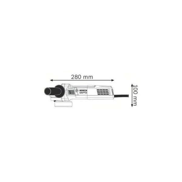 Vinkelslip 900W GWS 9-125 S i kartong - BOSCH - 0601396104