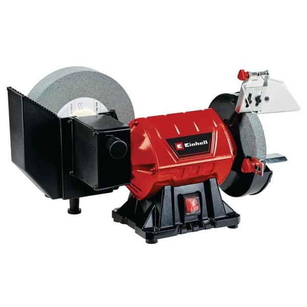 Einhell Slipmaskin TC-WD 200/150 (250 W, gnistskydd) Levereras med grovkornig slippapper och våtslipsten