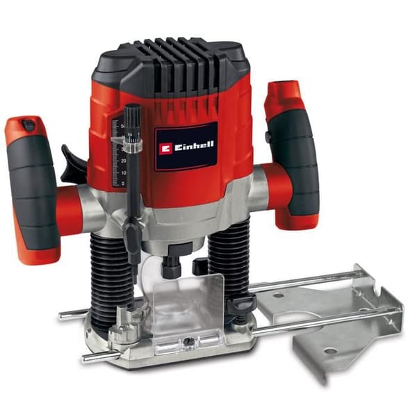 Stationär överfräs - EINHELL - TH-RO 1100 E - 1100W - Slaghöjd 55 mm - Klämdiameter 6 och 8 mm