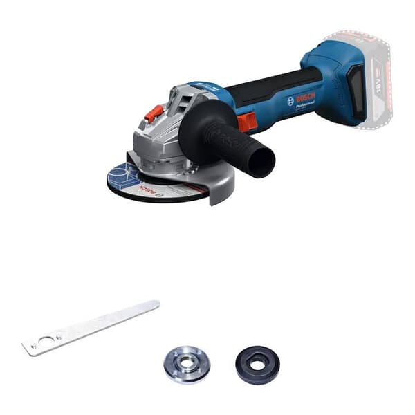Vinkelslipmaskiner 125 mm - GWS 18V-8 - BOSCH - med 2 Batterier 18V 4.0Ah - laddare - L-Boxx - 06019N9002