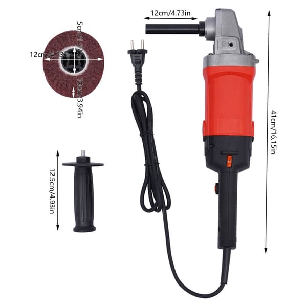 Poleringsmaskine, 1400W effekt, justerbar hastighedskontrol, ergonomisk design