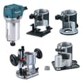 Miniatyrbild 2 av 5: Trimmer-router MAKITA RT0702CX3J (4 i 1) 8mm 710W + Makpac