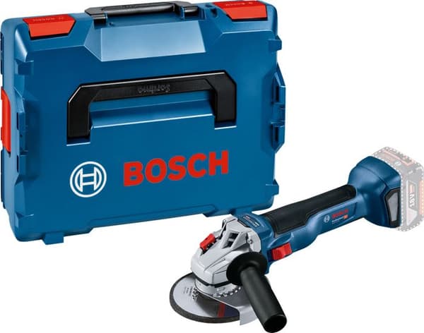 18V GWS18V-10 kvarn (utan batteri eller laddare) + L-BOXX box - BOSCH - 06019J4003