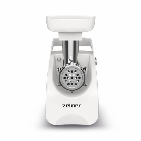 Zelmer ZMM9801B kødhakker 2200 W Rustfrit stål, Hvid