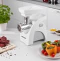Miniatyrbillede 2 af 4: Zelmer ZMM9801B kødhakker 2200 W Rustfrit stål, Hvid