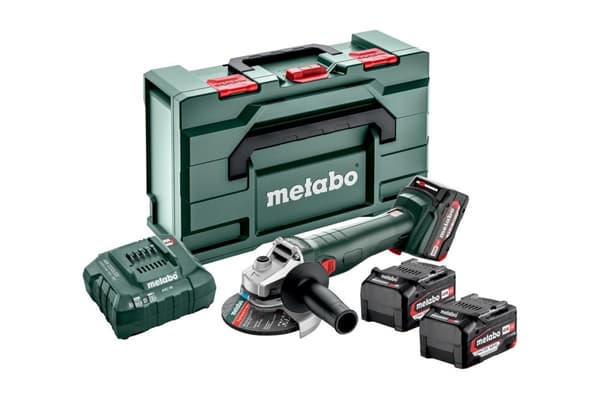 METABO. VINKELSLIBER W 18 L 9-125 QUICK 3x4,0Ah
