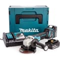 Miniatyrbild 1 av 3: 18V vinkelslip med 125 mm hastighetsvariator - MAKITA - DGA517RTJ