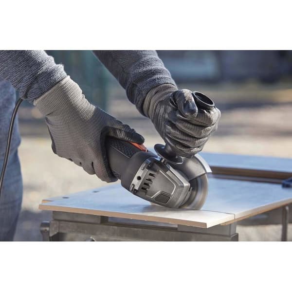 BLACK + DECKER BEG120 vinkelslip - 115mm 800W - Låsbrytare och mjukstart