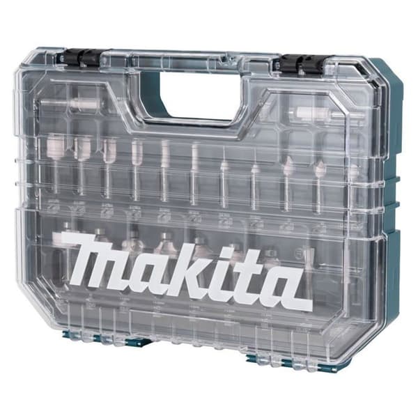 Set med fräsar Ø8 mm för kantfräs (22 st) - MAKITA D-74778