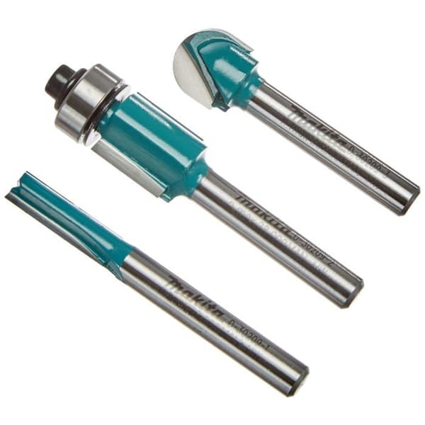 Makita Set med 3 6 mm skaftskärare - 10220