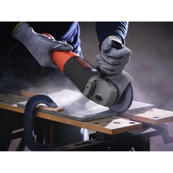 BLACK + DECKER KG1202 vinkelslip - 125mm 1200W - Elektrisk - Skärande metall