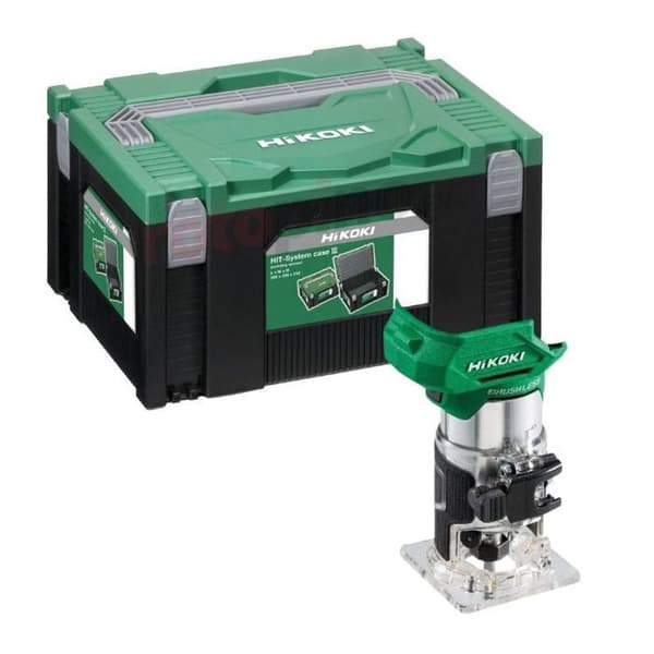 HIKOKI M1808DAW2Z 18V kanttrimmer i HSC III låda - Bar maskin