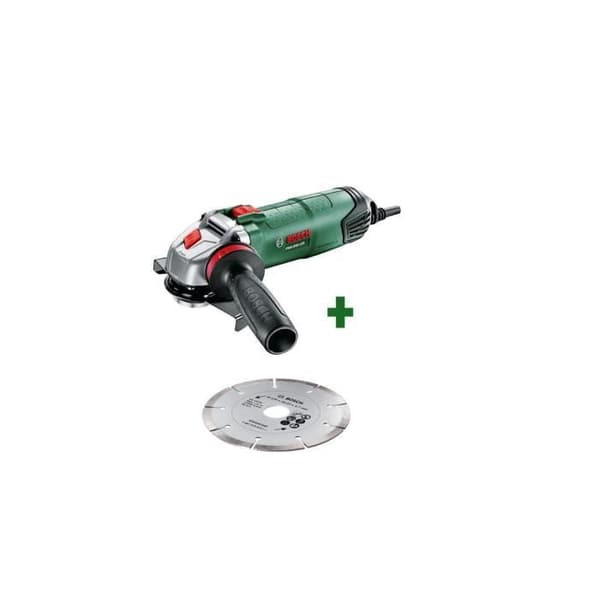 Bosch håndsliber - PWS 850-125 + AVH + Diamantskive