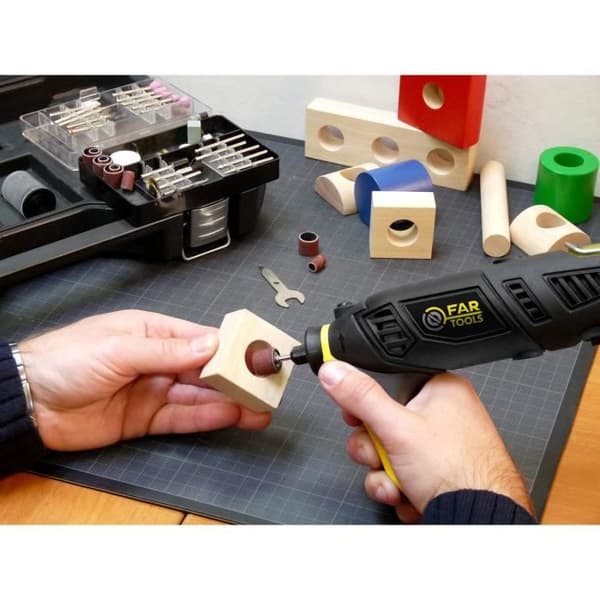 FARTOOLS DCP 170 Mini-sliber - 170 W - Variabel hastighedsdrev - Hurtigt værktøjsskift