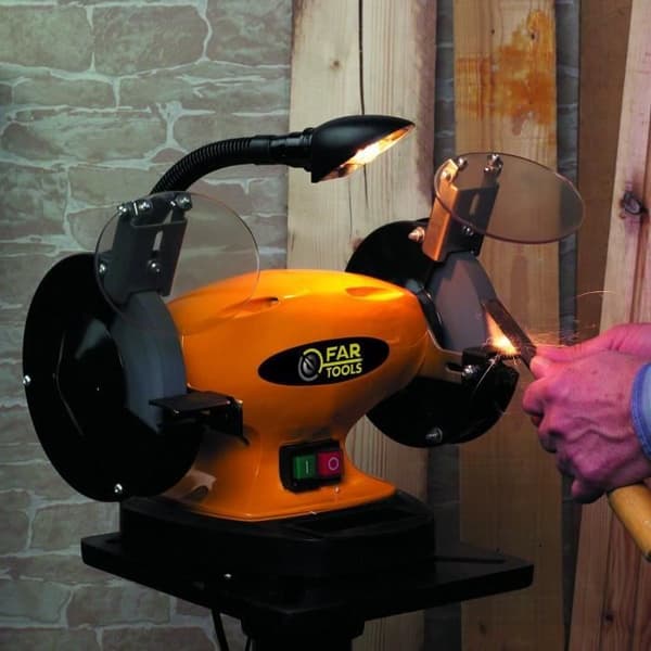 Slibeskive - FARTOOLS PRO - BG 150B - 400 W - D 150 mm - Gul - Metal