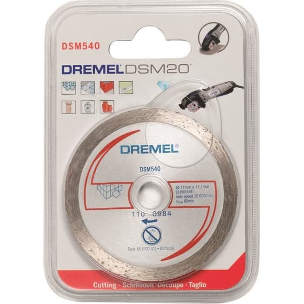 DREMEL-timanttilaikka S540 Dremel DSM20 -kompaktisahaan