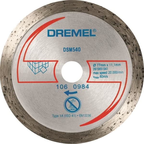 DREMEL-timanttilaikka S540 Dremel DSM20 -kompaktisahaan