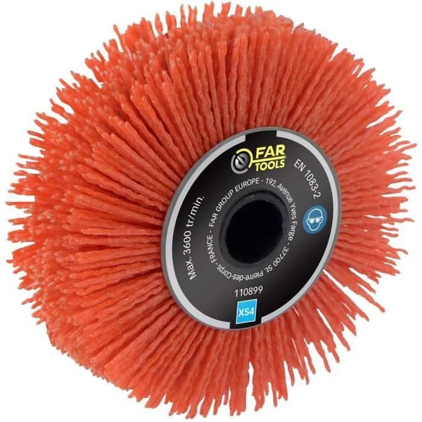 FARTOOLS Præcisions nylon slibebørste Ø120mm / L20mm