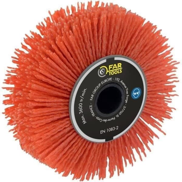 FARTOOLS Præcisions nylon slibebørste Ø120mm / L20mm