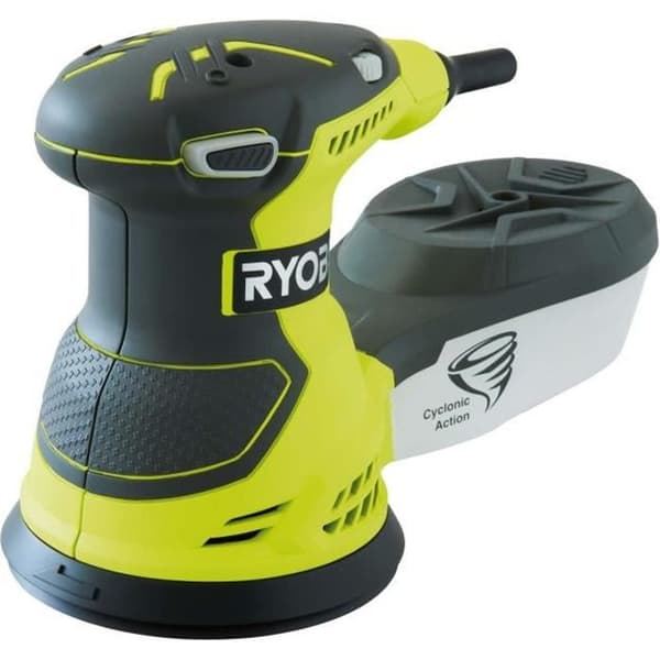 Ryobi ROS300 300W 125mm sladdansluten excenterslip, levereras med 5 slippapper