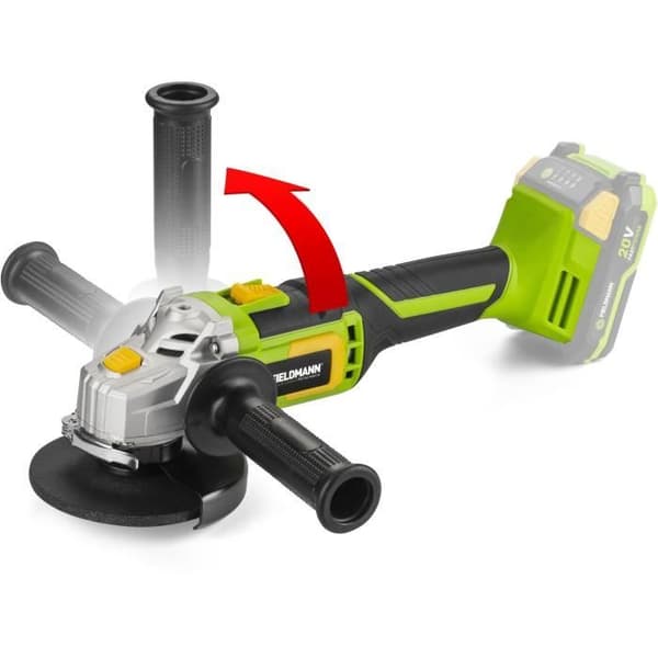 Akku-vinkelsliber - FIELDMANN - 20V - 115 mm - Batteri og oplader medfølger ikke