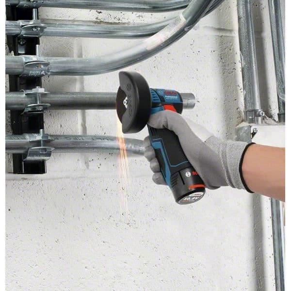 Bosch Professional GWS 12V-76 kulmahiomakone + 2 x 3.0 Ah akkua + 75 mm:n L-BOXX - 06019F200B