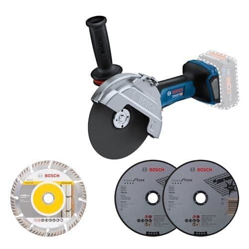 Biturbo Gws 18V-180 P Professionell sladdlös vinkelslip - Bosch - Kapning - Metall - 18 V