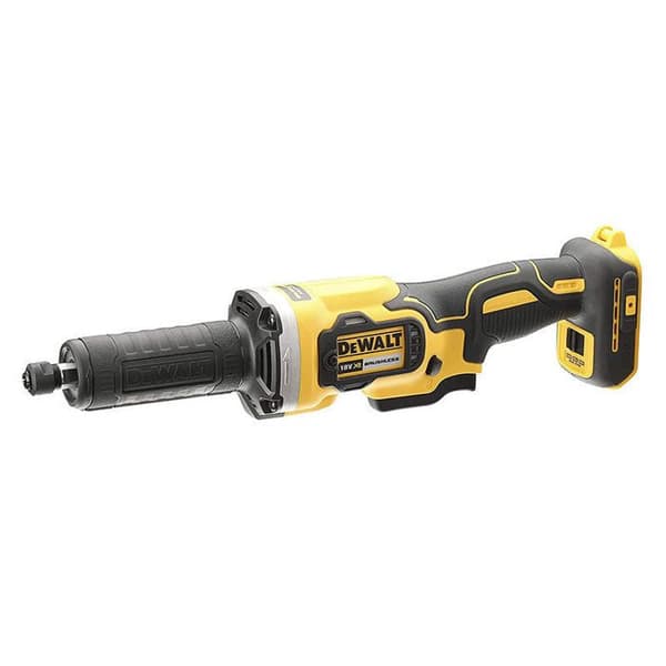 DEWALT DCG426P2-QW XR 18V sladdlös rak slipmaskin med 2 5Ah batterier, laddare och fodral