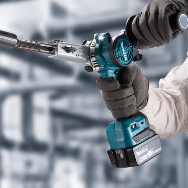 Makita DBS180Z transportabel sliber Detailsliber Sort, Blå