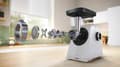 Miniatyrbillede 6 af 7: Bosch Serie 4 MFWS420W kødhakker 1900 W Hvid, Sort