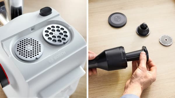 Bosch Serie 4 MFWS420W kødhakker 1900 W Hvid, Sort